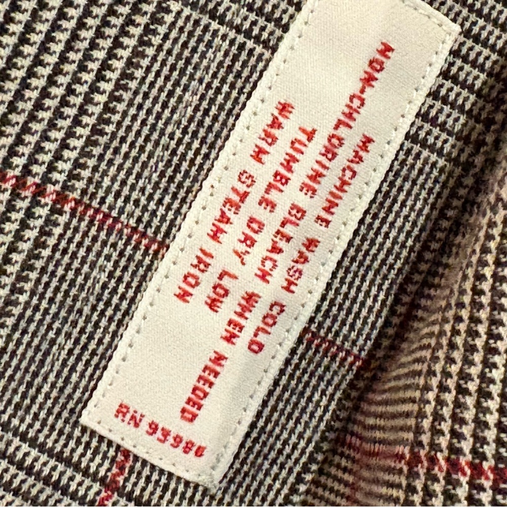 Brooks Brothers original polo flannel gray and Red Checkered Shirt Sz L - Picture 8 of 12